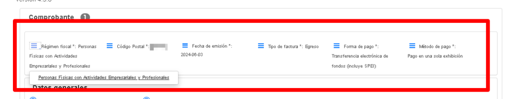 Define la forma de pago 